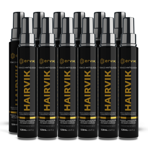 Kit Tônico Capilar Hairvik Masculino - 12 Unidades