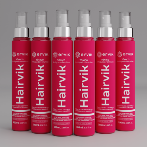 Kit Tônico Capilar Hairvik Feminino - 6 Unidades