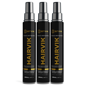 Kit Tônico Capilar Hairvik Masculino - 3 Unidades