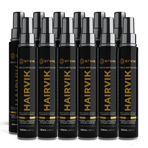 Kit Tônico Capilar Hairvik Masculino - 12 Unidades